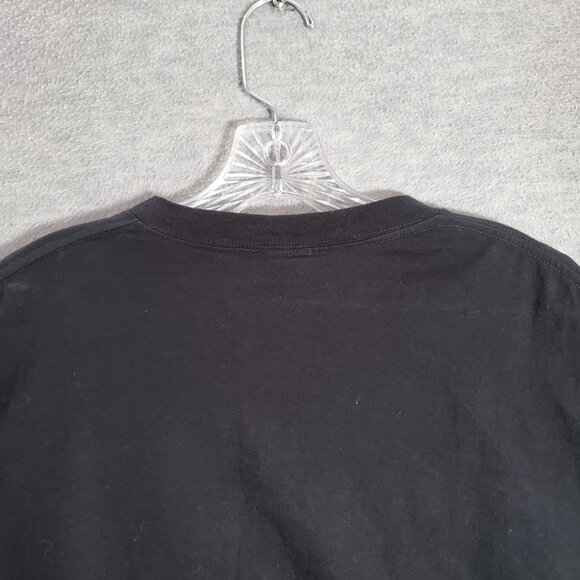 VINTAGE Mount Rushmore Men Shirt L Black President Night South Dakota 90s USA - Picture 4 of 9